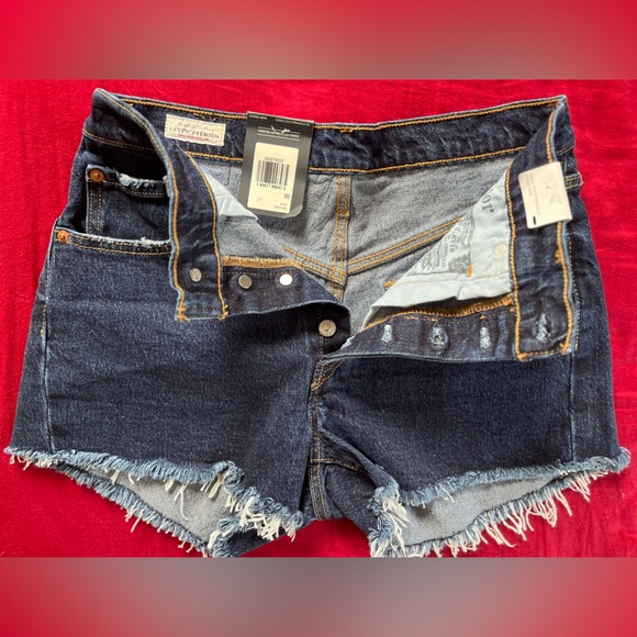 Levi’s 501 high rise shorts size 27 - Picture 9 of 11